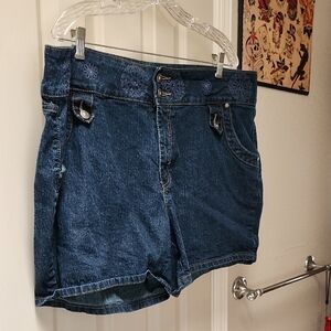 Classic Blue Denim Jean Shorts